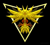 Pokemon Go Instinct реалистичный символ команды