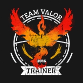 Pokemon Go команда Валор Отвага (Valor)