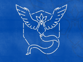 Символ команды синих Pokemon Go Mystic