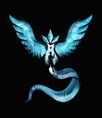 Pokemon Go синие красивая картинка команды Mystic