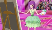World of Winx Техна пытается рисовать