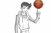 Лео и баскетбольный мяч