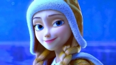 Снежная Королева кадр с Гердой из мультфильма