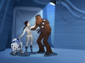 Звёздные Войны: Силы Судьбы принцесса Лея, Чубакка и R2D2