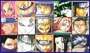 Иконки с персонажами аниме Наруто (Naruto)