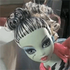 Как завивать волосы куклам Школа Монстров