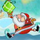 Новогодняя игра "Дед мороз прыгает за подарками"