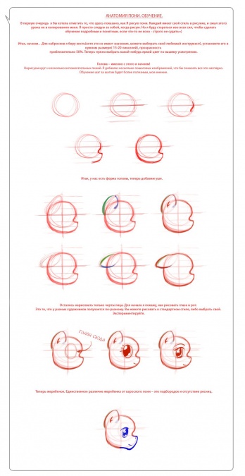 Как рисовать пони в стиле Дружба это Чудо
