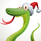 Новогодние картинки змеи - символа 2013 года