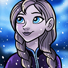 Урок рисования Анны из будущего мультфильма Диснея "Frozen"