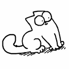 Видео урок: рисуем кота Саймона