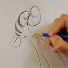 Видео урок рисования Тигры