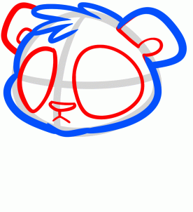 Как рисовать чиби панду