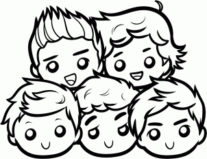 Как нарисовать чиби One Direction