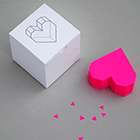 Объемное 3D сердечко из бумаги