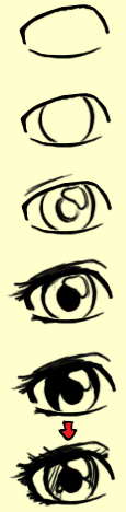 Урок рисования мультяшных глаз
