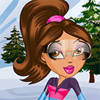 Игра Братц: одевалка Жасмин для катания на лыжах