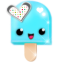 Кавайные аватарки с разноцветным мороженным