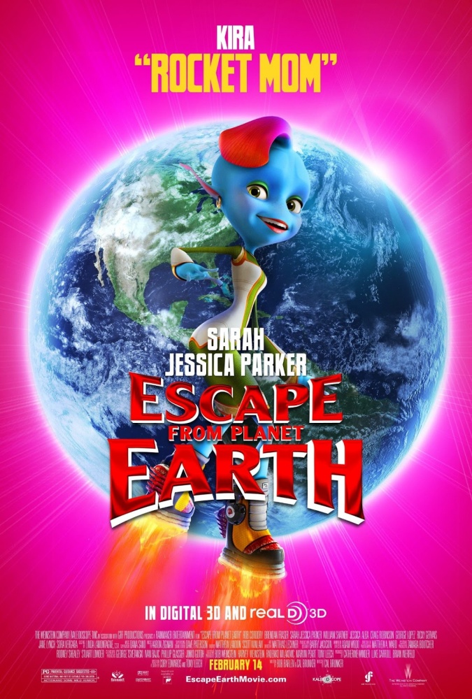 Побег с планеты Земля: постеры к новому мультфильму 2013 года.