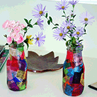 Поделки: красивая ваза