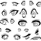 Урок рисования глаз в стиле аниме