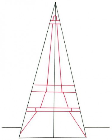 Как нарисовать Эйфелеву Башню