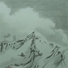 Видео урок рисования заснеженных вершин и неба карандашами