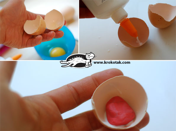 Поделки: Неваляшка из яйца
