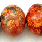 Красим яйца на Пасху: эффект мрамора
