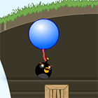 Игра аркада: Angry Birds на воздушных шариках