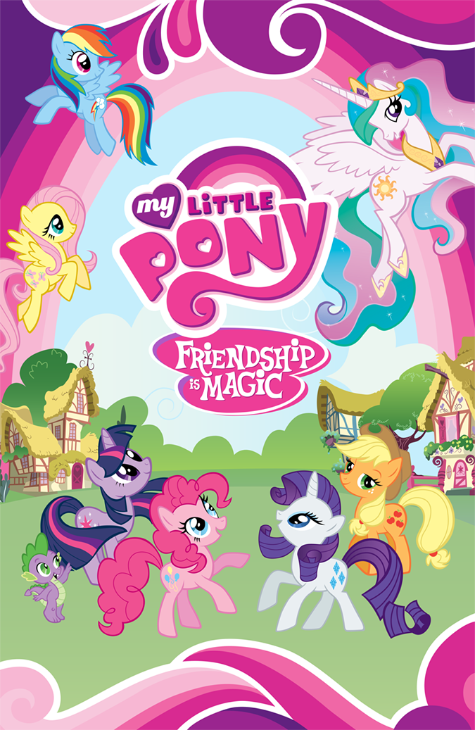 Огромный плакат с пони - Дружба это Чудо
