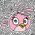 Картинки лабиринты со Злыми Птицами Angry Birds