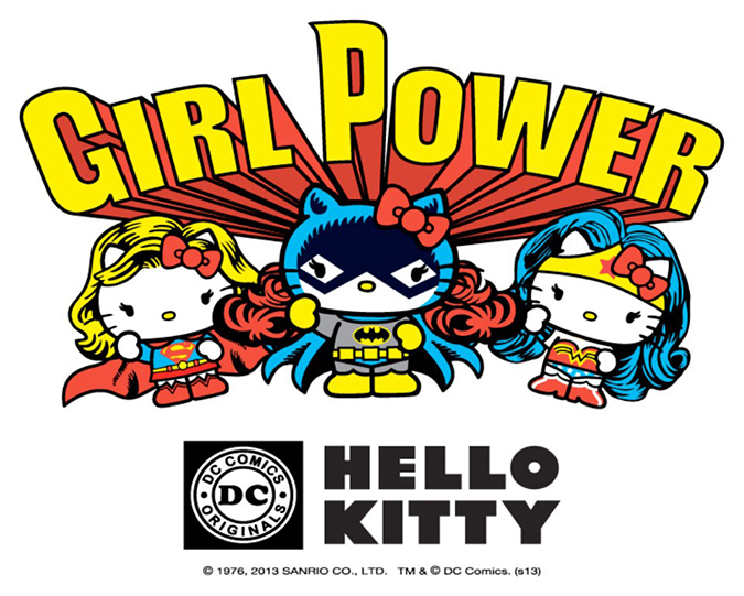 Hello Kitty переоденется в героев комиксов DC Comics