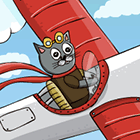 Игра аркада: приключения кота летчика