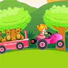 Игра для девочек: Довези игрушки на грузовичке