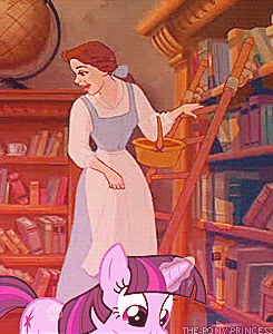 Анимации: Пони и Дисней Принцессы - Искорка и Белль