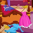 Игра для девочек: уборка в комнатах вместе с Золушкой