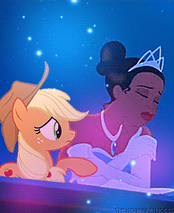 Принцессы Дисней и пони: Эпплджек и Тиана