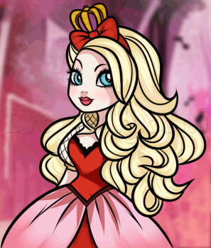Урок рисования Эппл Вайт из Ever After High Урок рисования Эппл Вайт из Ever After High