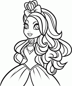 Урок рисования Эппл Вайт из Ever After High Урок рисования Эппл Вайт из Ever After High