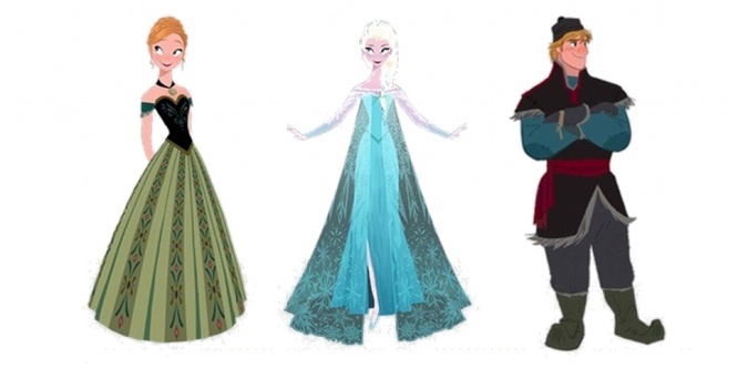 Концепты арты мультфильма Холодное Сердце (Frozen) с выставки Дисней D23