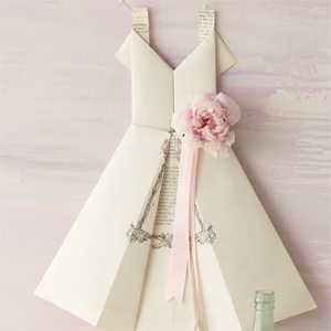 Пошаговый мастер-класс оригами «Платье» из бумаги для детей