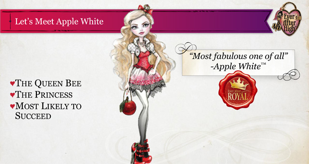 Концепт арты персонажей Ever After High