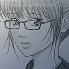 Как нарисовать девушку в очках