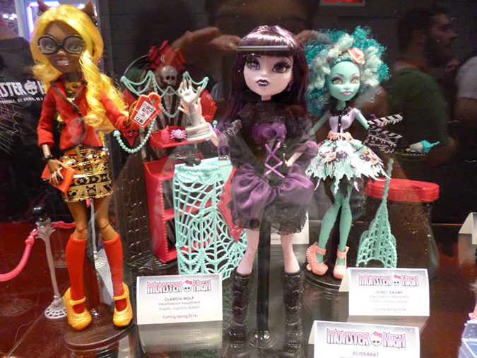 Новые куклы Монстр Хай 2013-2014 года со стендов Нью-Йоркского Комик кона