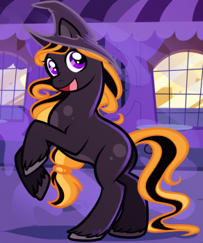 Как нарисовать Хэллоуинскую лошадку