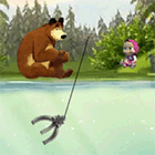 Игра: Маша и Медведь на рыбалке