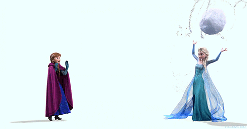 Холодное Сердце: Анна и Эльза играют в снежки