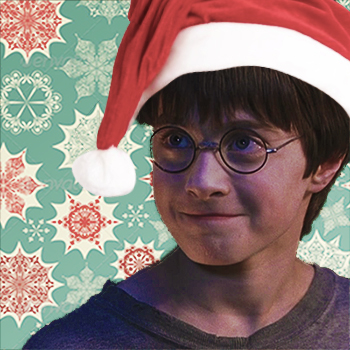 Гарри Поттер: Новогодние картинки с Гарри и Роном