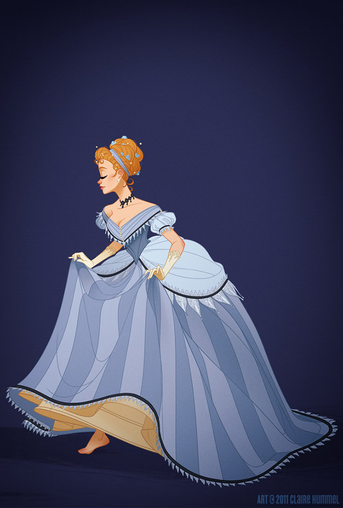 Дисней Принцессы в исторически более верных платьях